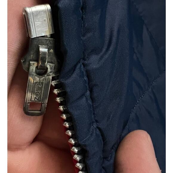 1950s quilted puffer jacket‎ down jacket Talon/Falcon Zippers USA Made - Picture 5 of 7